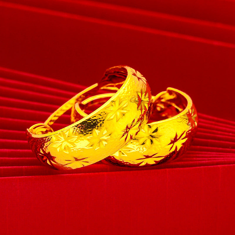 Vintage Dragon Phoenix Fu Tai Ethnic Style Earrings