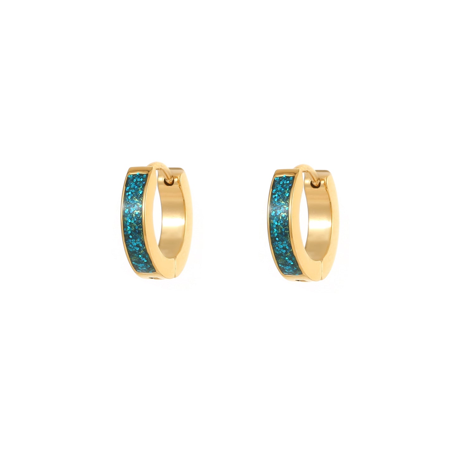 Epoxy Niche Stainless Steel Light Luxury Rings