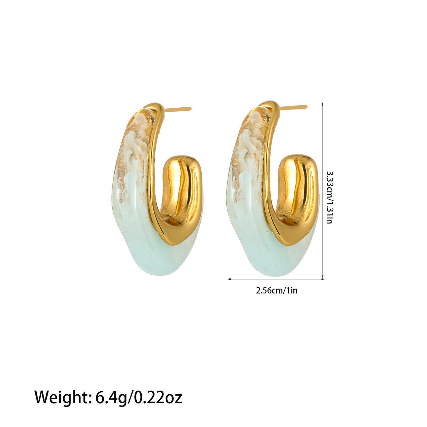 Women's Titanium Steel Fashion Temperament Commute High-grade Earrings
