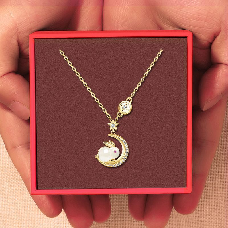 Female Light Luxury Minority Rabbit Life Necklace