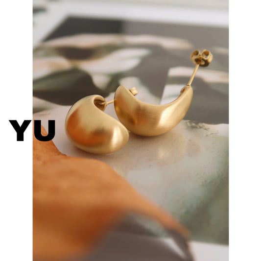 Women's Metal Texture Design Retro Brushed Light Rings