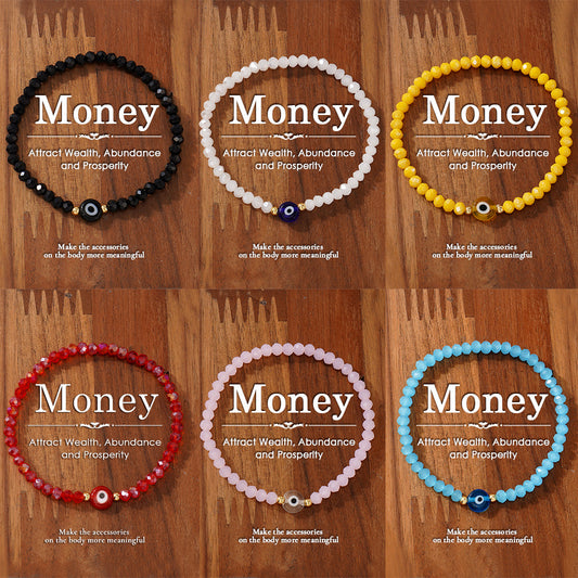 Devil's Eye Color Chain Female Twin Bracelet