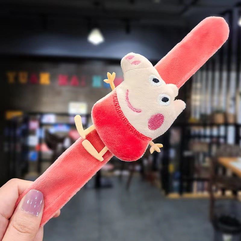 Children's Plush Holiday Gifts Present Wrist Strap Bracelet