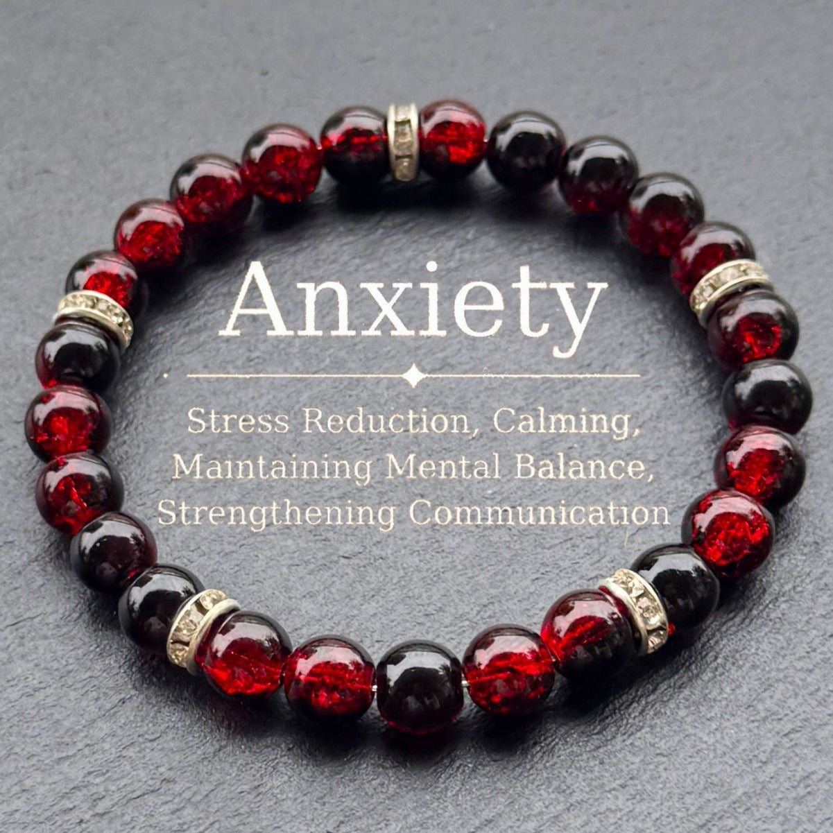Xi Tigereye Haematite Beaded Three Colors Bracelets