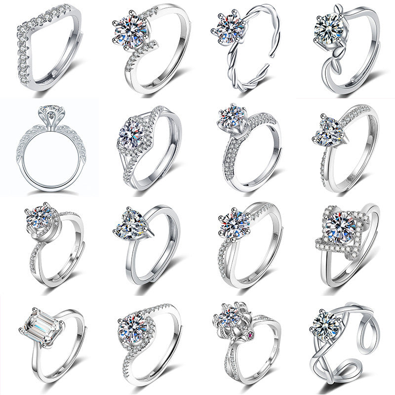 Square Bag Open Female Super Flash One Rings