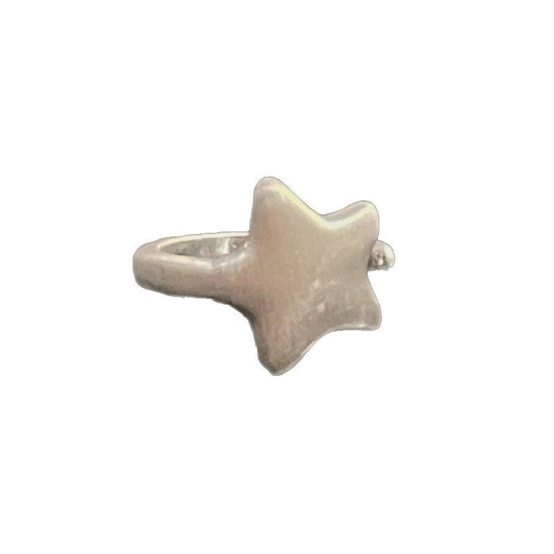 Matte Brushed Female Niche Design Versatile Opening Index Ring