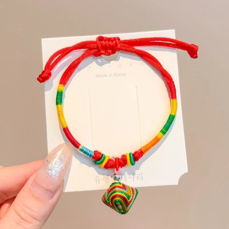 Women's & Men's Colorful Braided Rope Thread Design Simple Bracelet