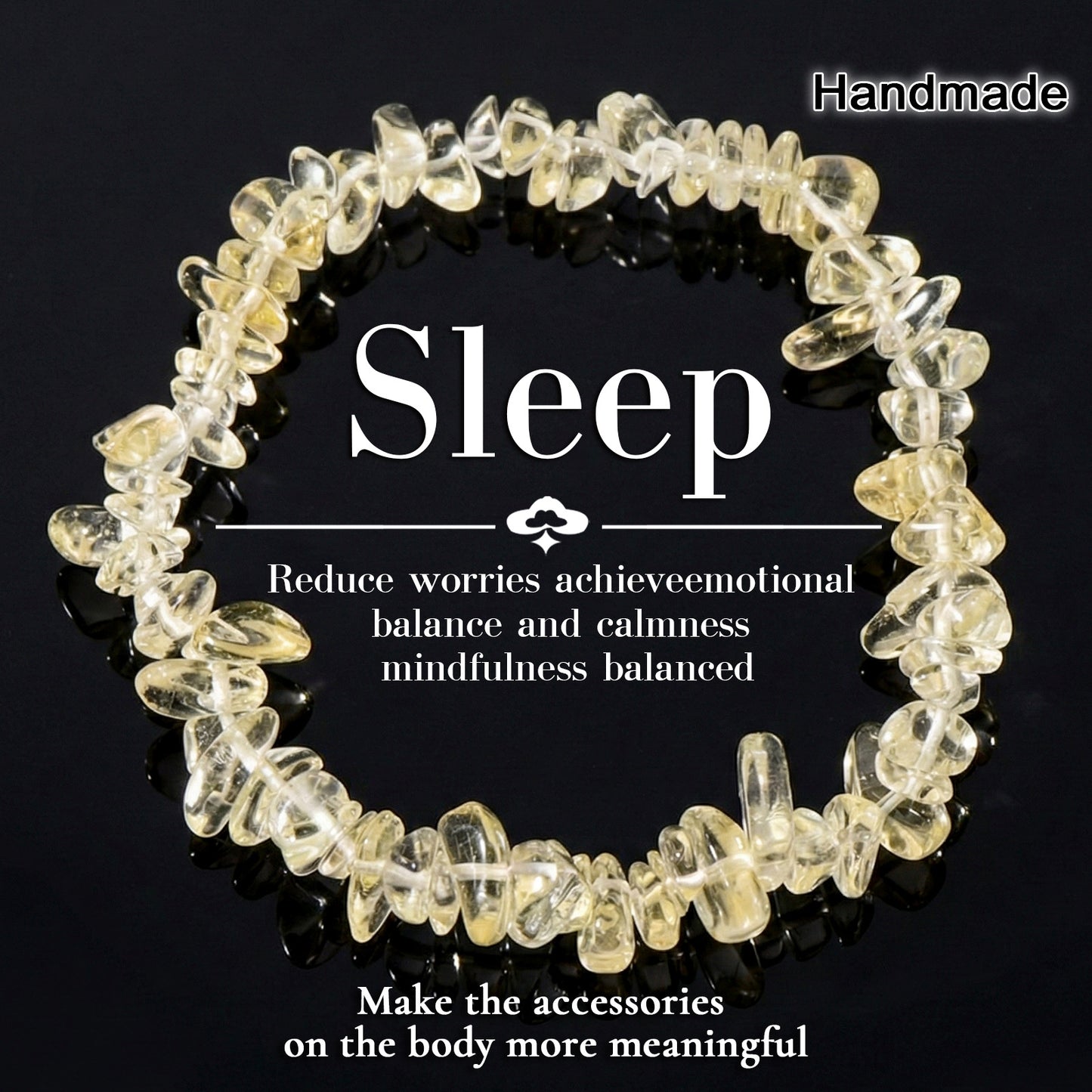 Multicolor Natural Stone Irregular Design Daily Bracelet