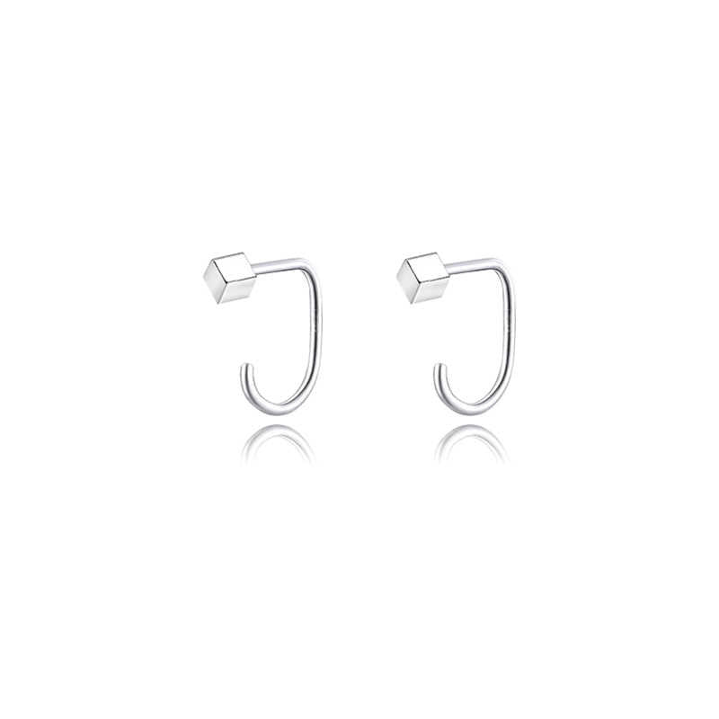 Women's Square Hook Minimalist Cold Style Fashion Earrings