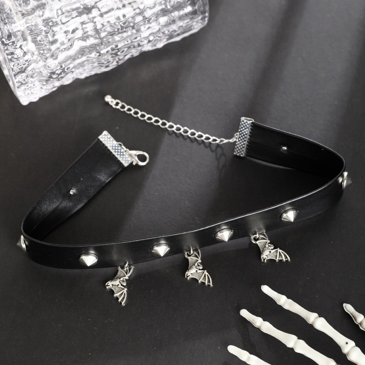 Dark Style Personality Skull Spider Collar Necklaces