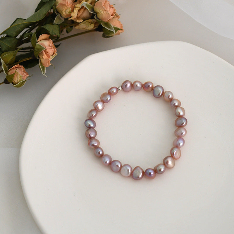 Women's Baroque Retro Fashion Special Interest Light Luxury Mixed Colorful Jane Bracelet