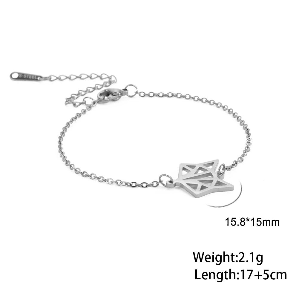 Exquisite Fashion Structure Fox Head Simple Bracelets