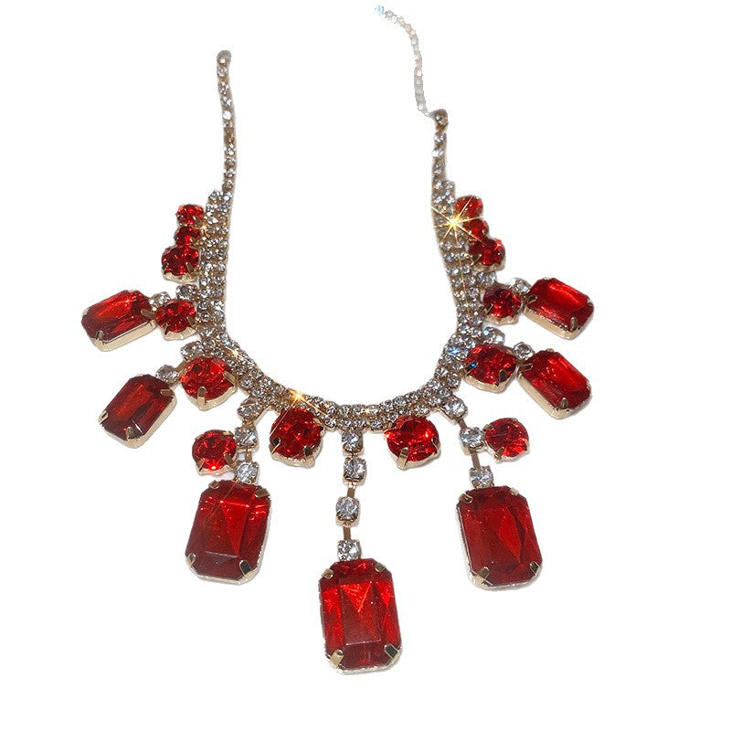 Elegant Drop Round Light Luxury Minority Necklaces