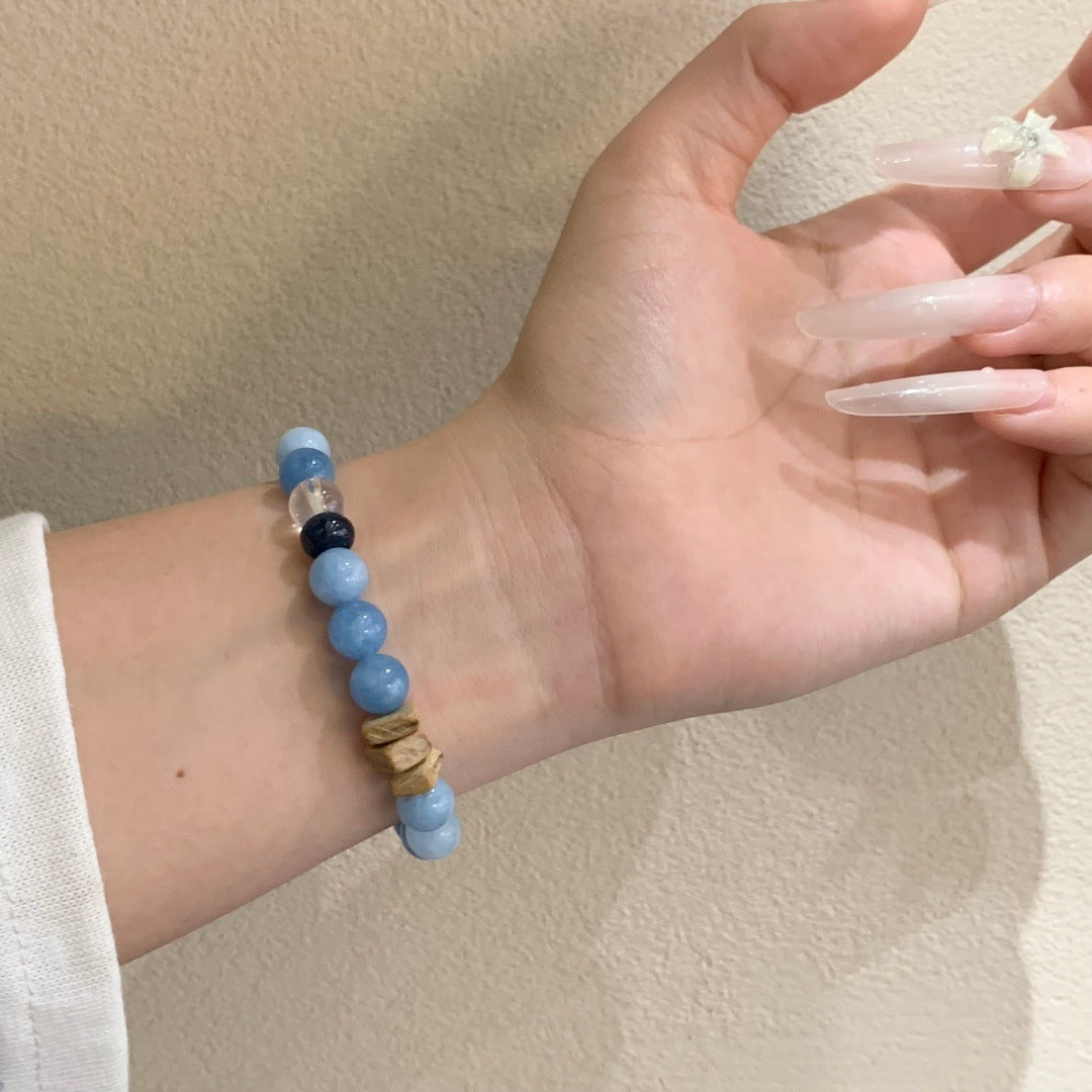 Women's Stone Niche Elastic Pearl Mori Style Simple Bracelets