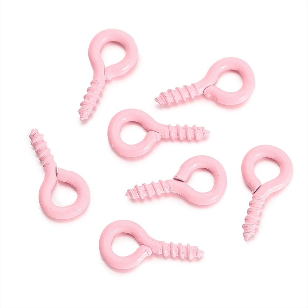 Croissant Nail Screw Sheep Eye Pearl Jewelry Accessories