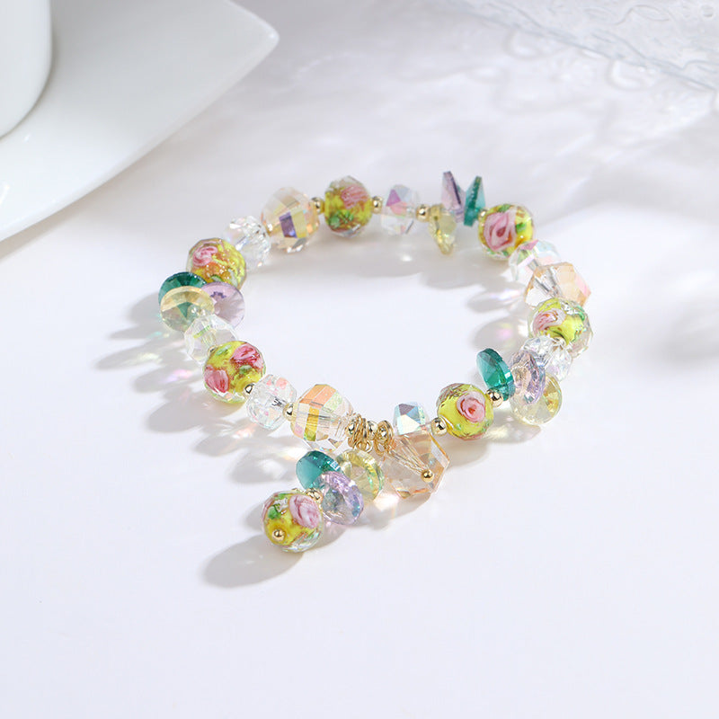 Style Fresh Sweet Girly Super Shiny Bracelets