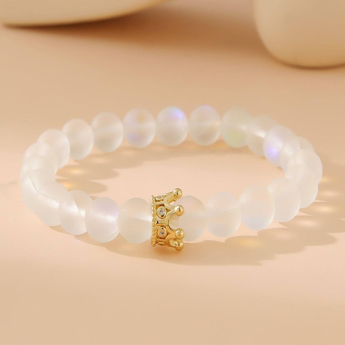 Gradient Crystal Simplicity Crown Beaded Ladies Bracelets