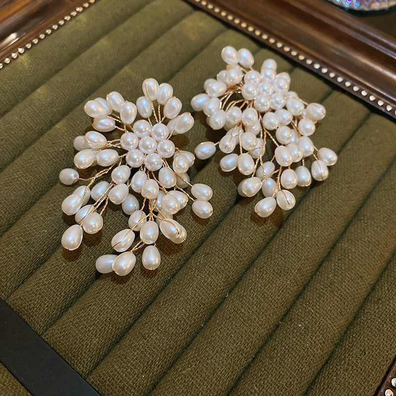 Elegant Graceful High Sense Ear French Retro Earrings