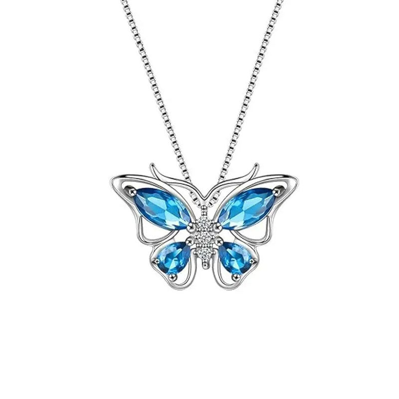 Elegant Ear Twin Animal Clavicle Chain Jewelry Set
