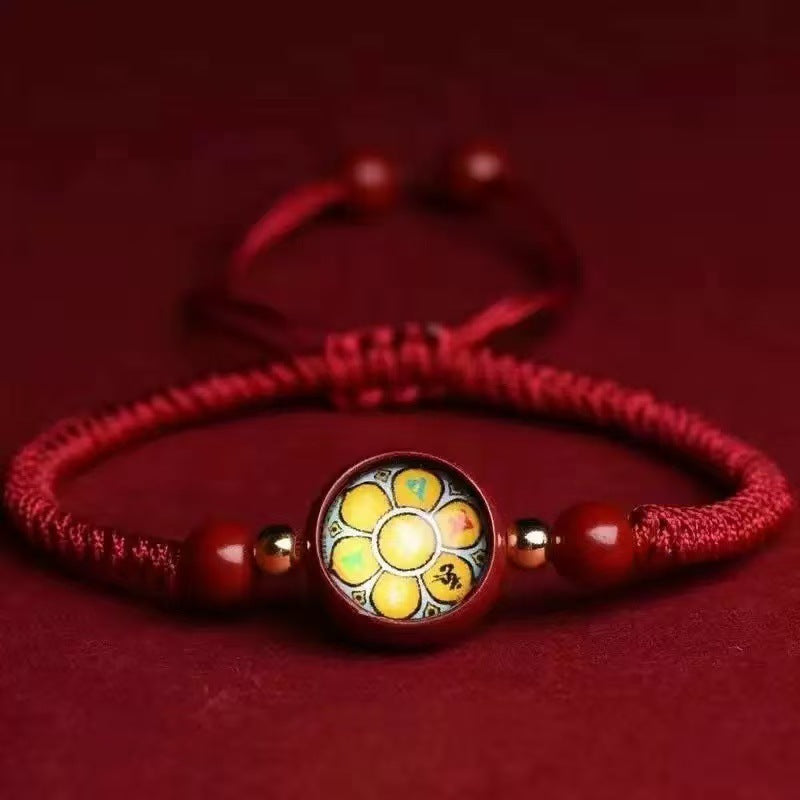 Cinnabar Carrying Strap Snake Life Mantra Green Tara Bracelet
