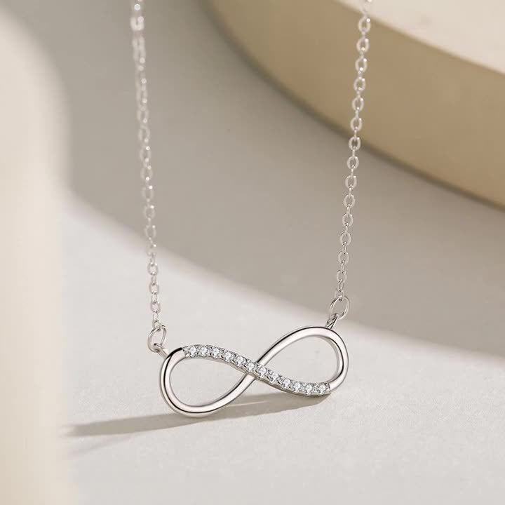 Love Infinite High-grade Simple Mobius Symbol Necklace