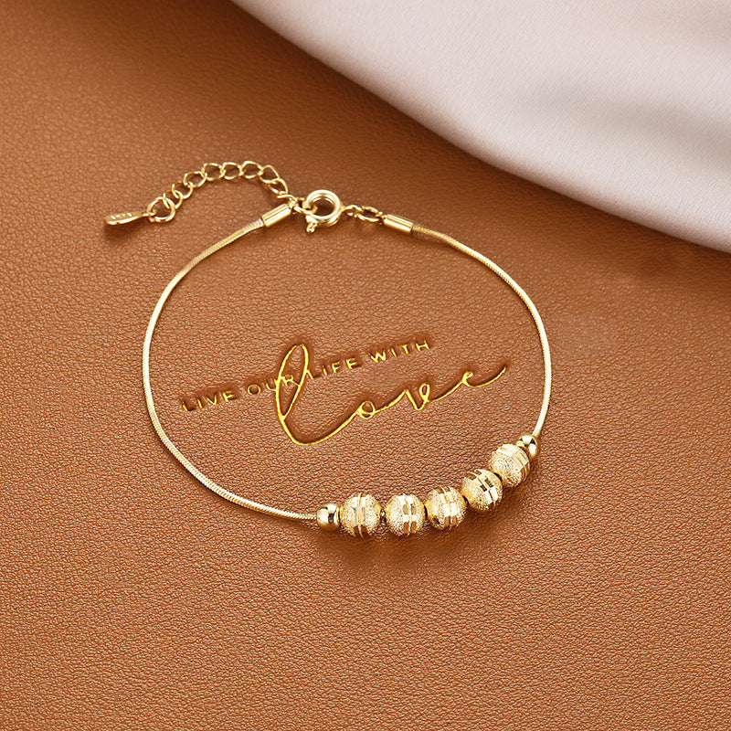 Vintage Pearl Female Style Design Simple Cold Bracelet