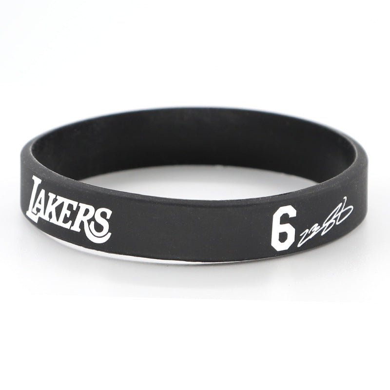 Basketball Silicone Rubber James Curry Harden Durant Bracelet