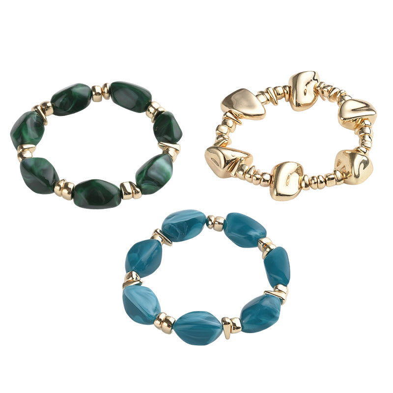 Women's Elegant Irregular Suit Bohemian Exaggerated Stretch Bracelet