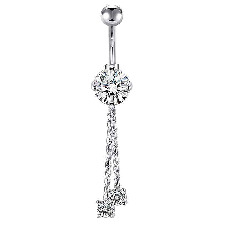 Mix Match Zircon Navel Suit Human Body Rings