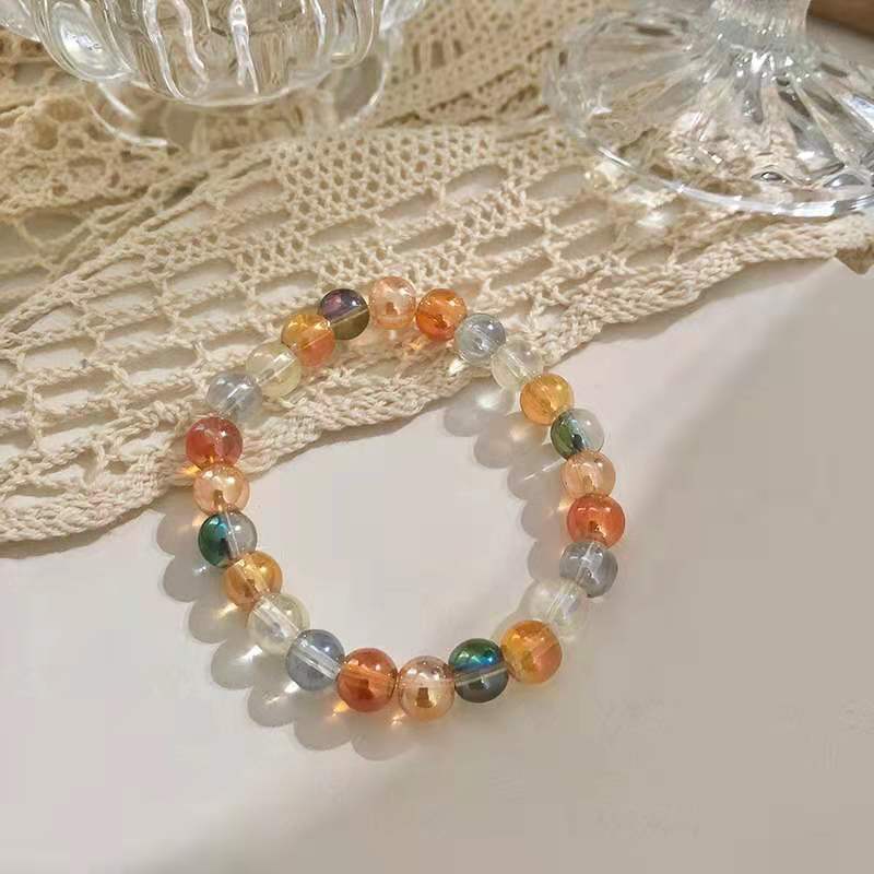 Scratch Micro Glass Bead Beads High-grade Bracelet