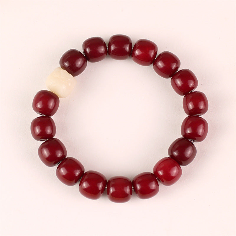 Bodhi Candy Color Single Circle Pliable Temperament High Throw Three Bracelets
