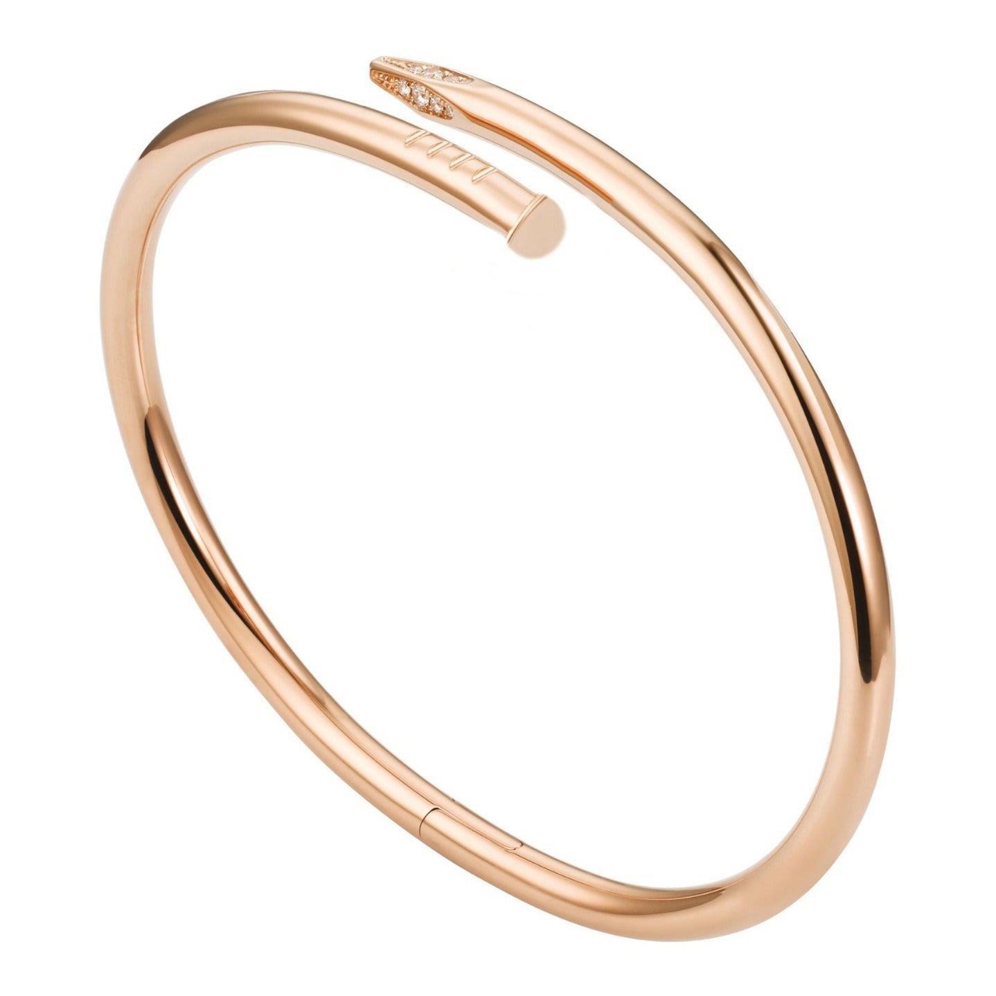 Gold Titanium Steel Nail Female Narrow Bracelets
