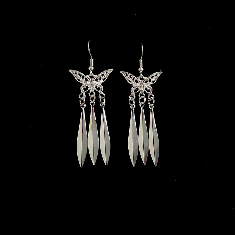 Style Ethnic Retro Minority Design Long Earrings