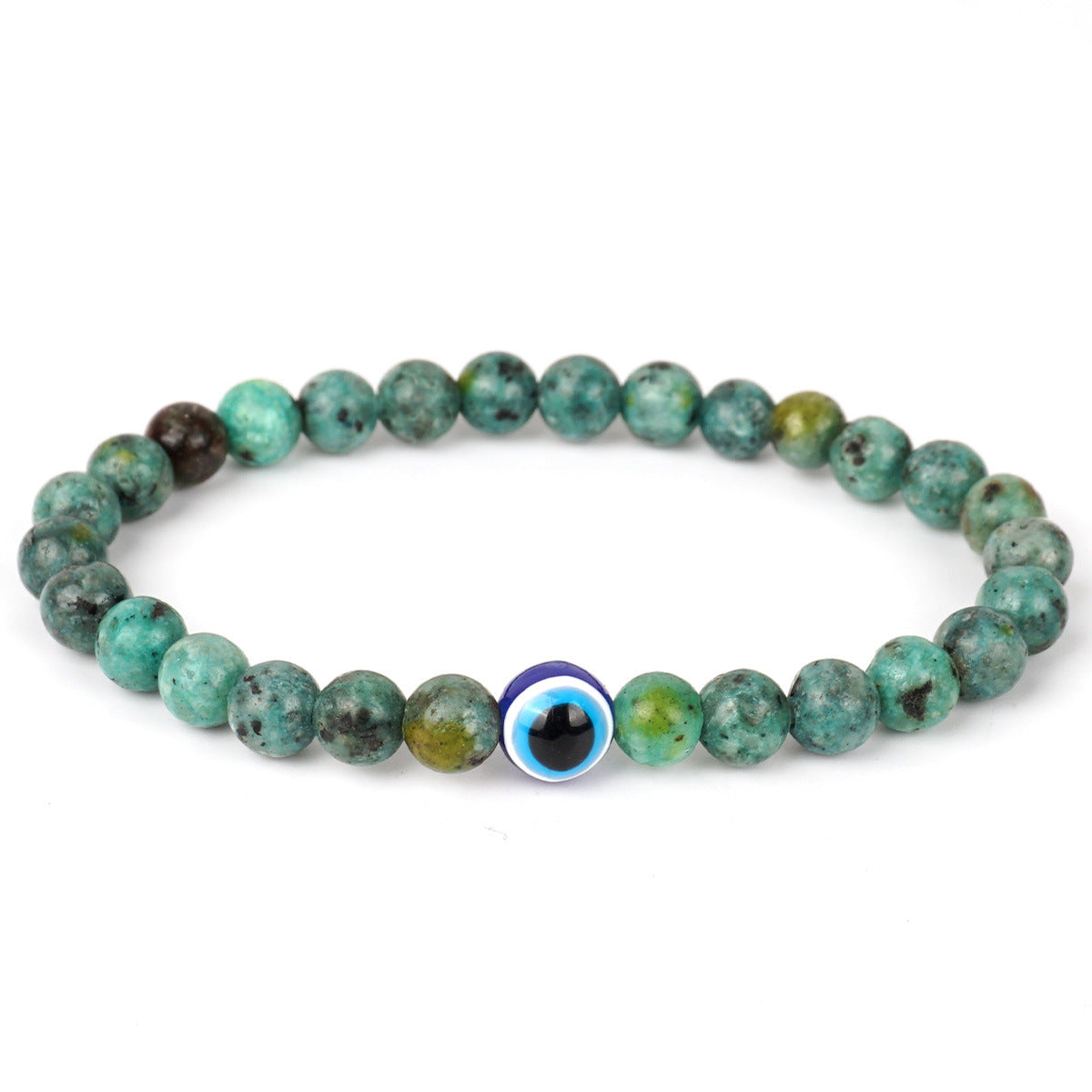 Obsidian White Turquoise Handmade Beaded Hand Bracelets