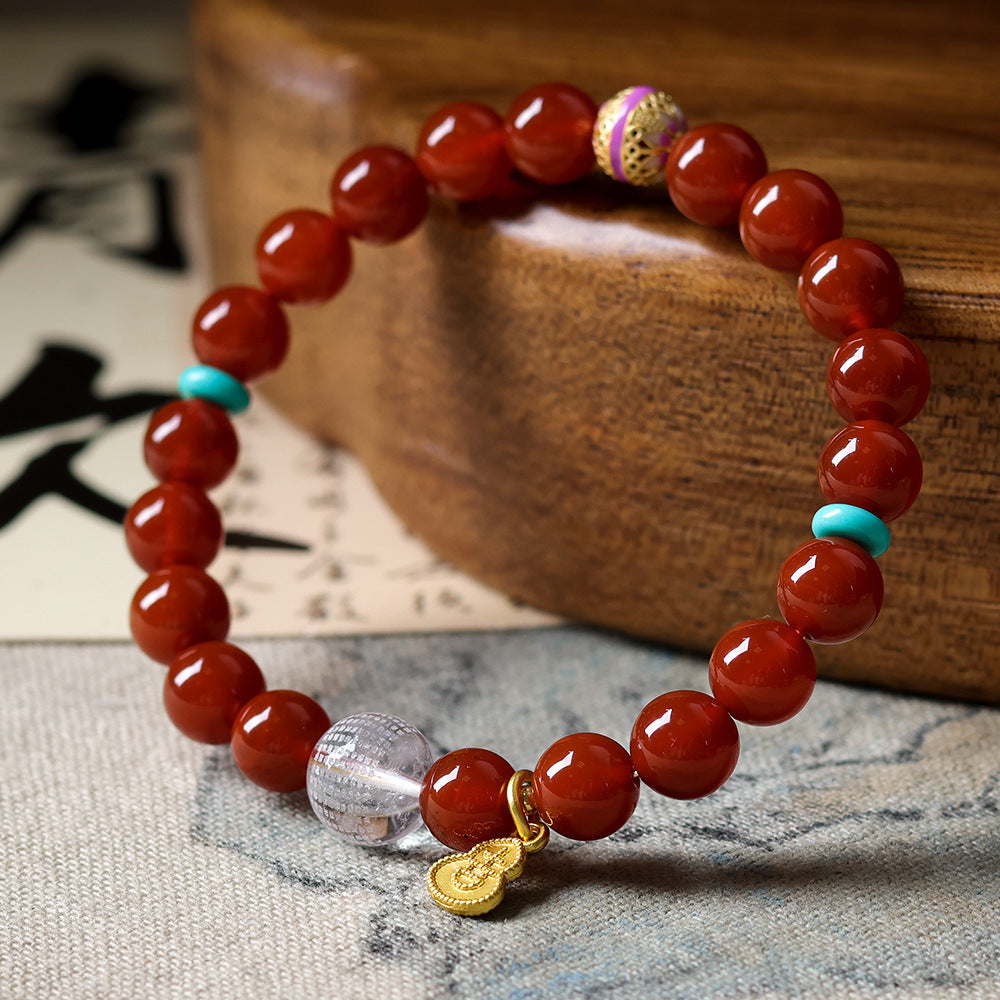 Sen Southern Red Agate Bodhi Tibet Bracelets