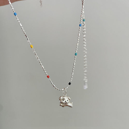Three-dimensional Puppy Dopamine Female Cute Girlfriend Gifts Necklace
