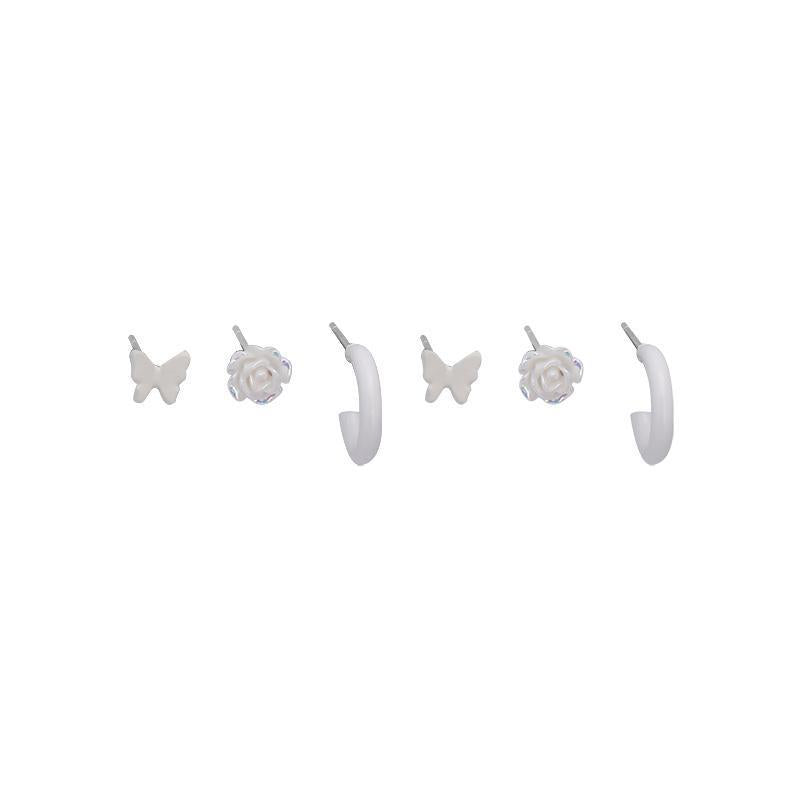 Fresh Butterfly Flower Design High-grade Fashionable Rings