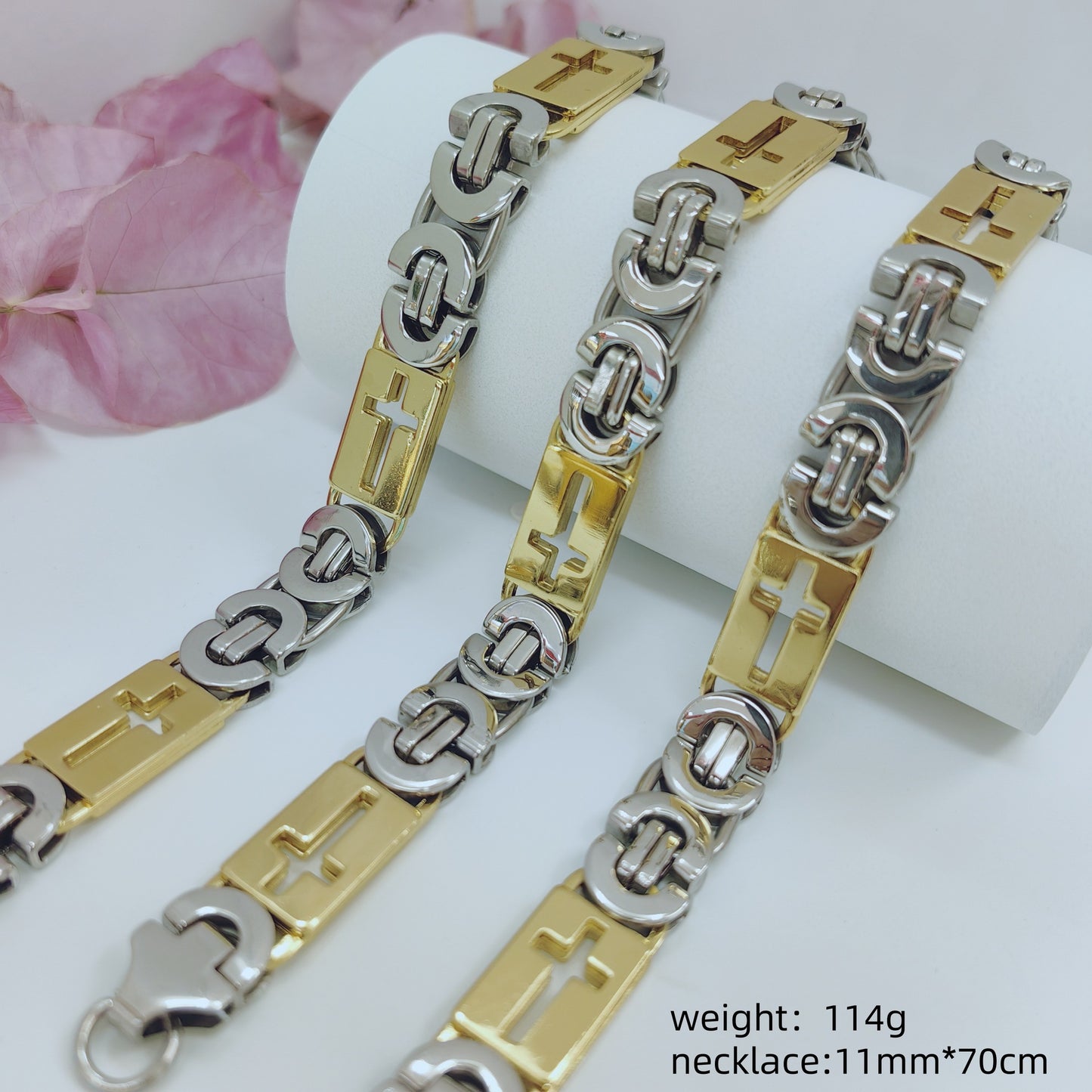 Fashion Trendy Unique Man's Stainless Steel Necklace