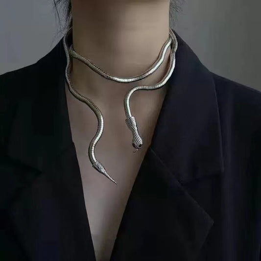 Men's Gold Stainless Steel Alloy Clavicle Chain Necklaces