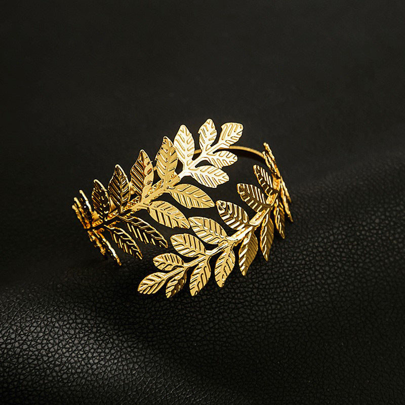 Leaves Armband Roman Bride Open-ended Design Bracelet