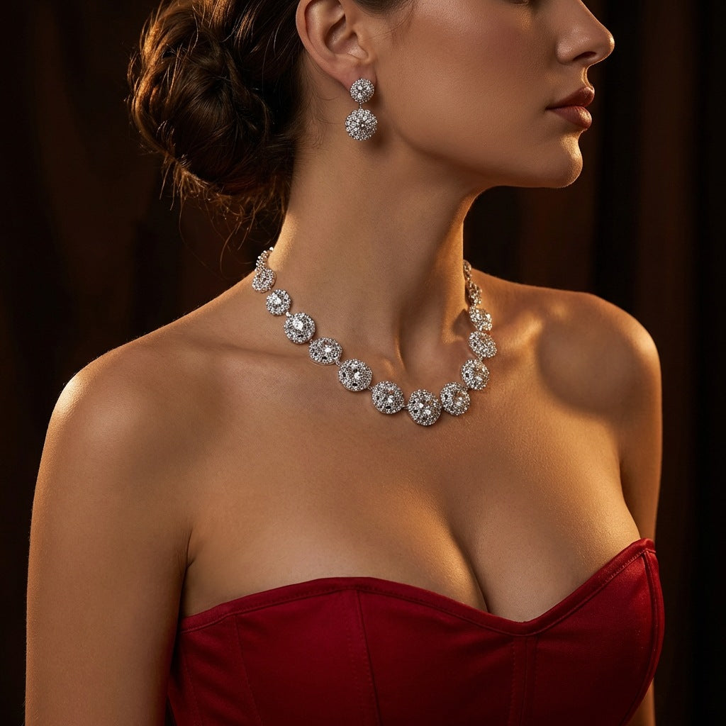 Women's Light Luxury Simplicity Flash Exquisite High-grade Necklace