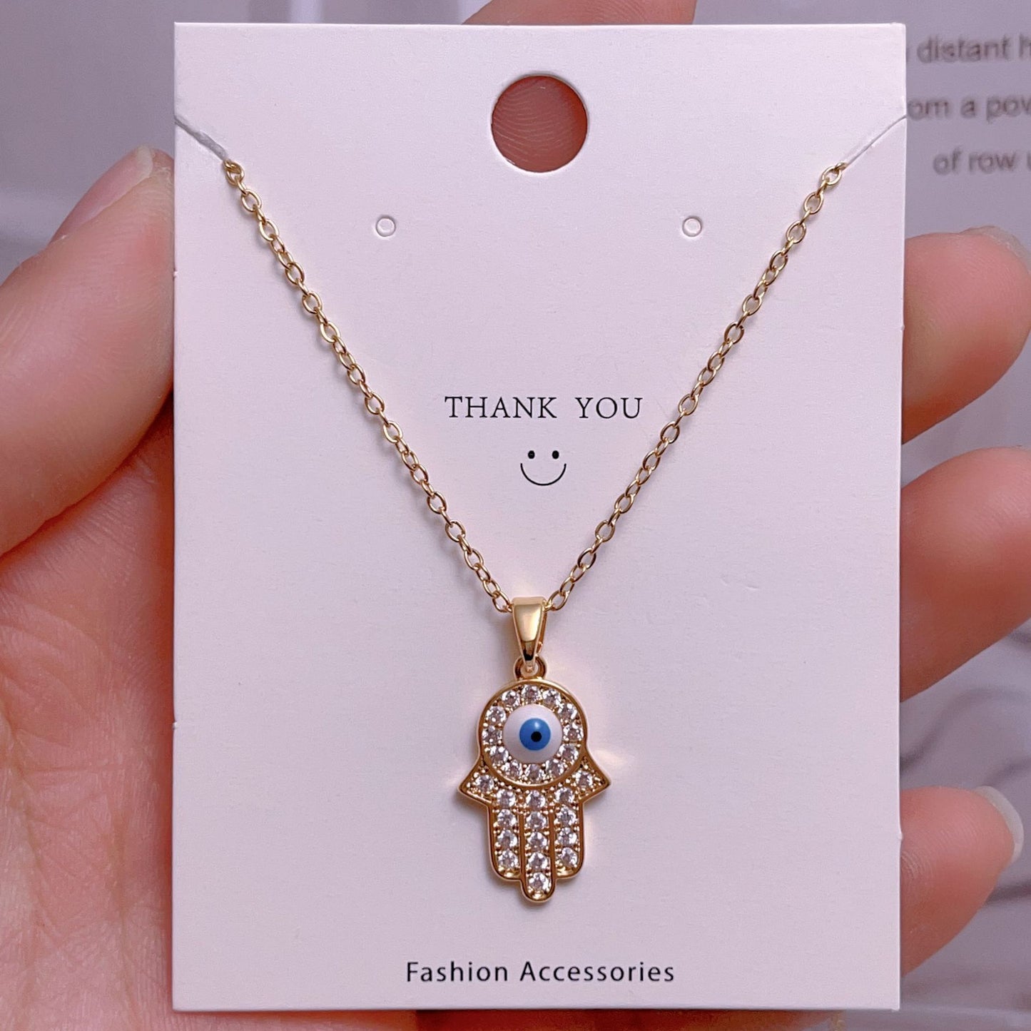 Eye Female Fashion Personality Titanium Steel Clavicle Necklaces