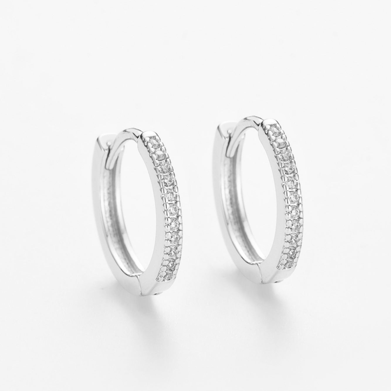Women's Classic Zircon Single Row Diamond Niche Simple Fashion Ear Earrings