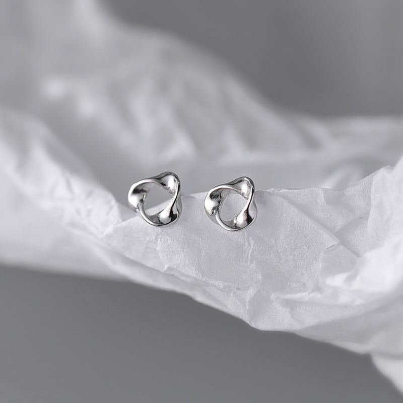 Simple Commute Petite Summer Niche Design Stud Earrings