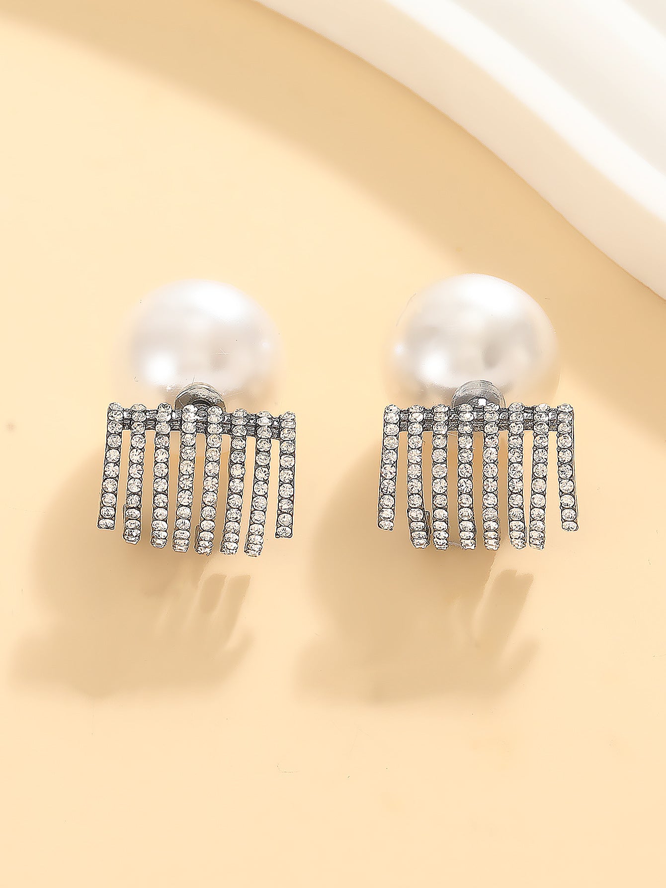 Women's Pearl For French Entry Lux Butterfly Earrings