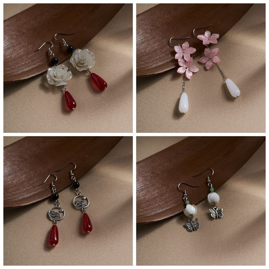 Women's Sense Antique Ethnic Ancient Clothing Steel Needle Rings