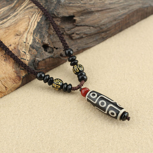 Women's & Men's Tibetan Bead Agate Couple Accessories Vintage Necklaces
