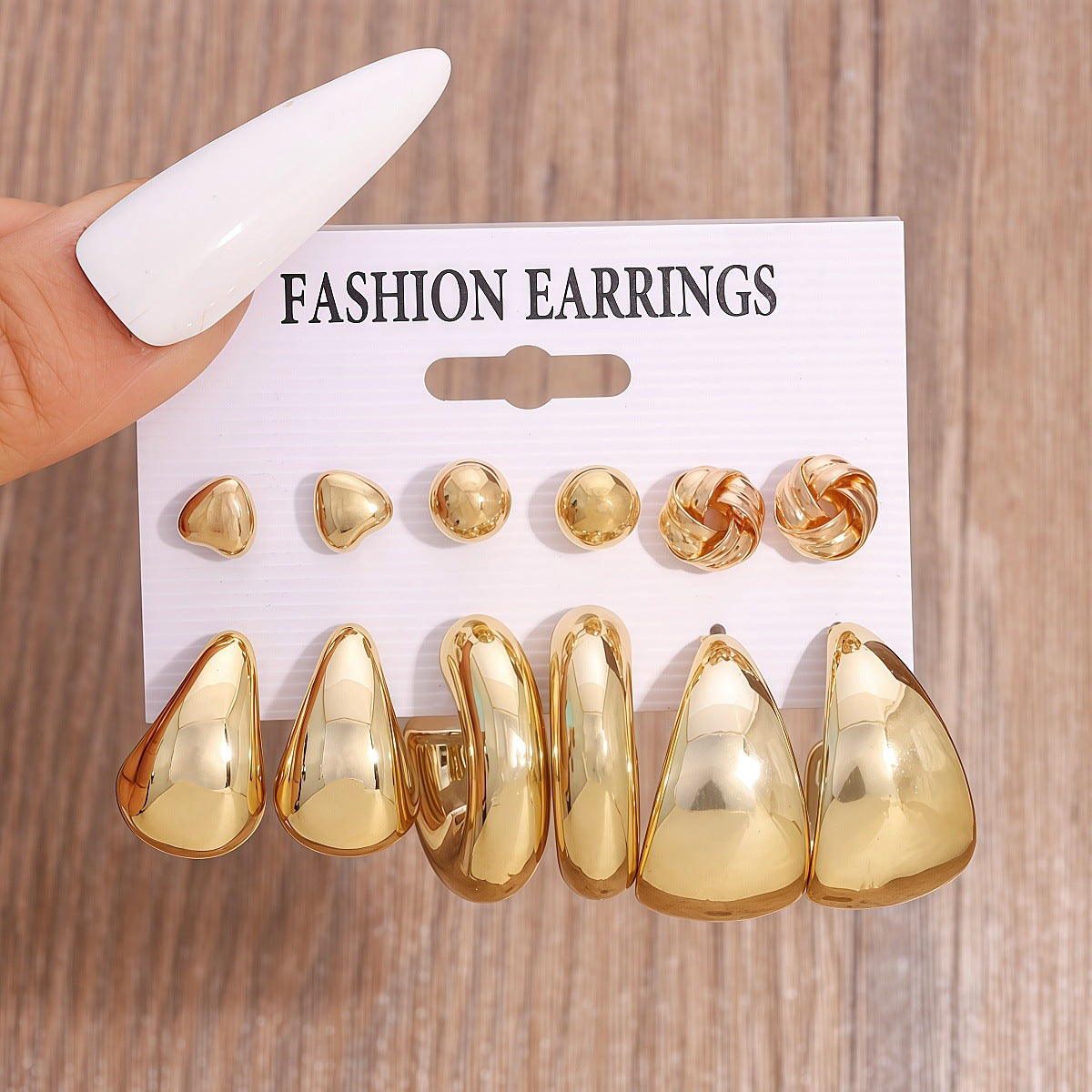 Women's Fashion Resin Vintage Simple Advanced Creative Personality Earrings