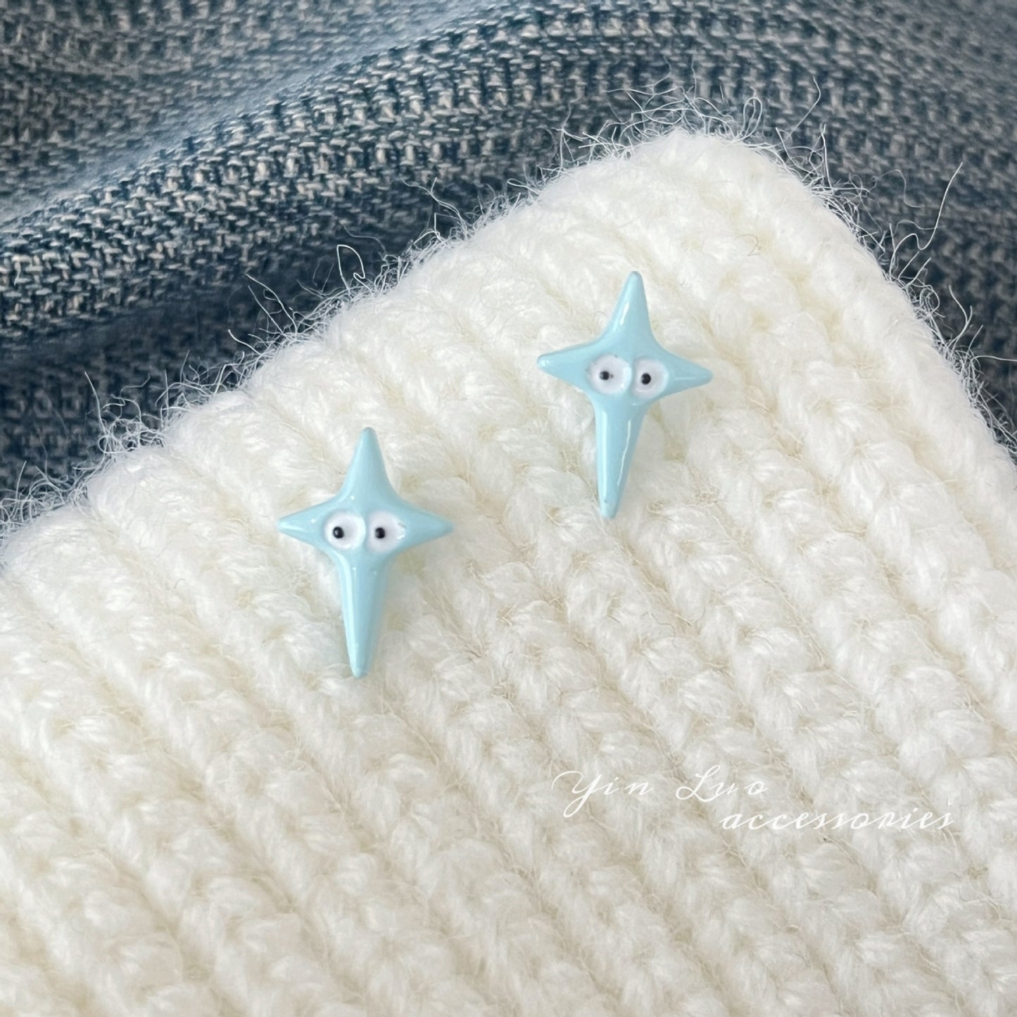 Elegant Stylish Women's Colorful Sweet Live Stud Earrings