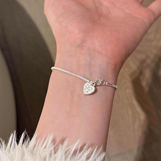 Love Heart Bow Tie Female Design High-grade Light Bracelet